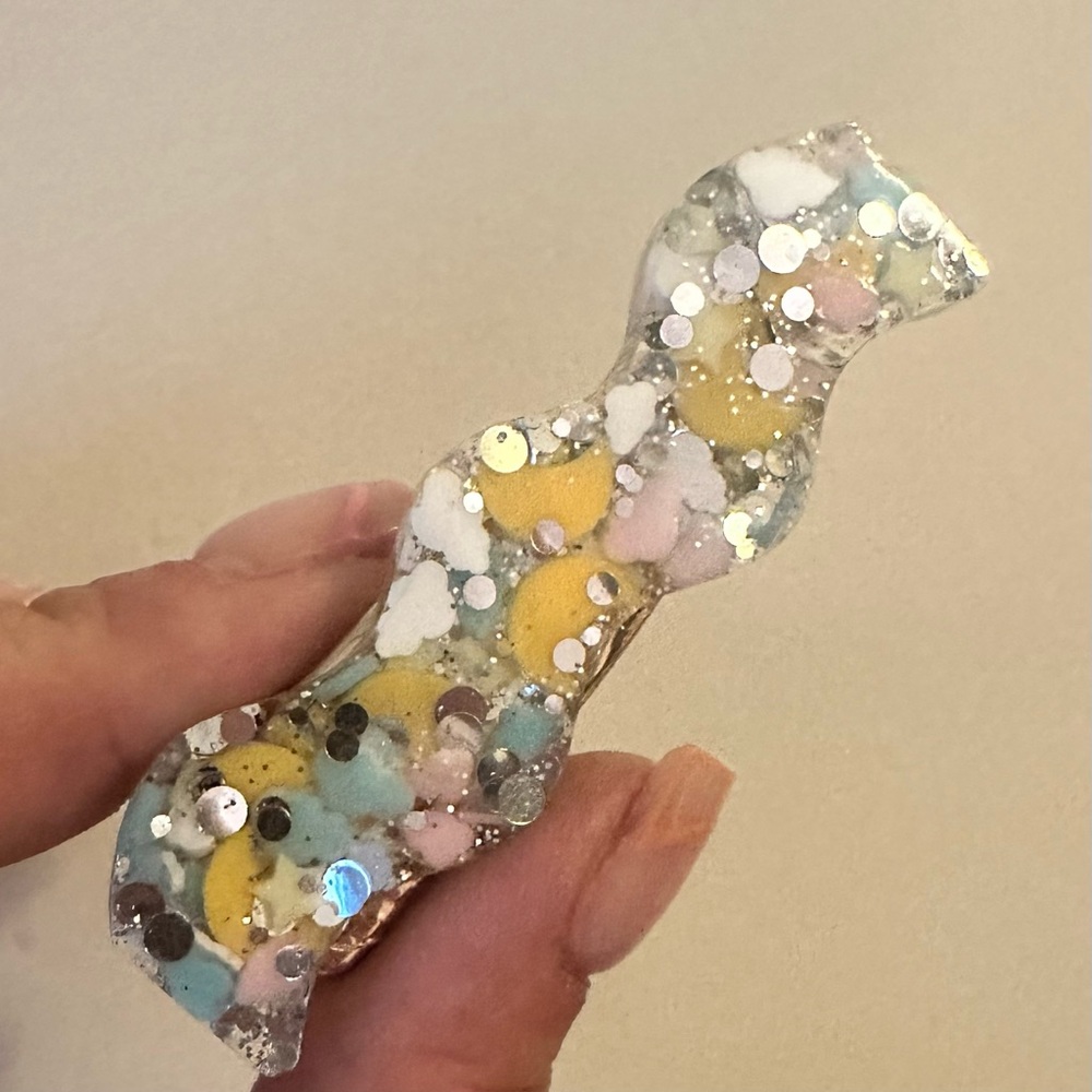 Colorful Resin Hair Clip